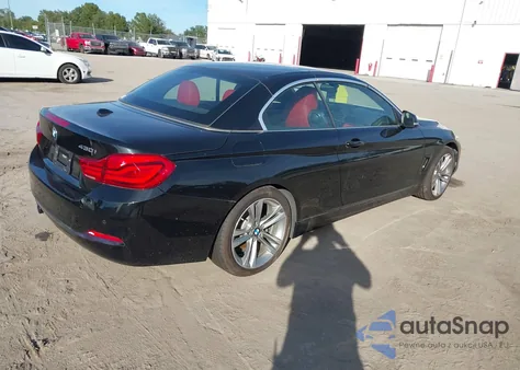 2018 BMW 430I z USA, uszkodzony, nr VIN WBA4Z1C54JEC58854